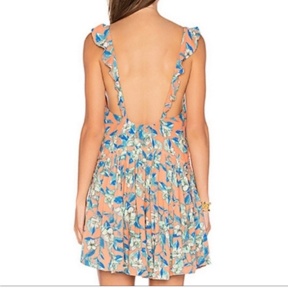 Free People Dear You Floral Mini Dress Size Medium - Picture 4 of 8